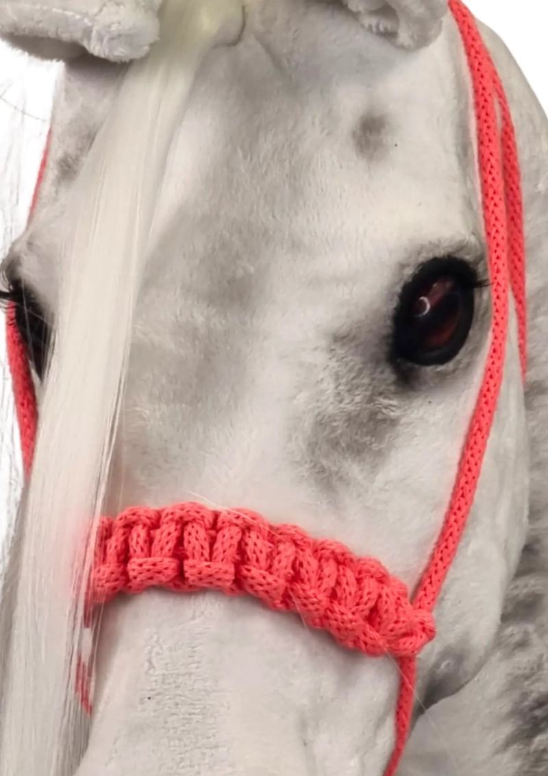 Halter z wodzami dla hobby horse realistik