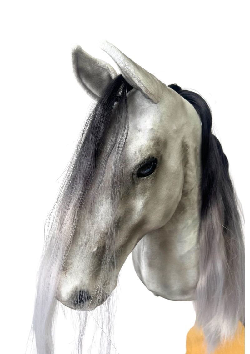 UJEŻDŻENIOWY REALISTYCZNY HOBBY HORSE A3 – SZARY - 1 SZTUKA W CENIE PROMO