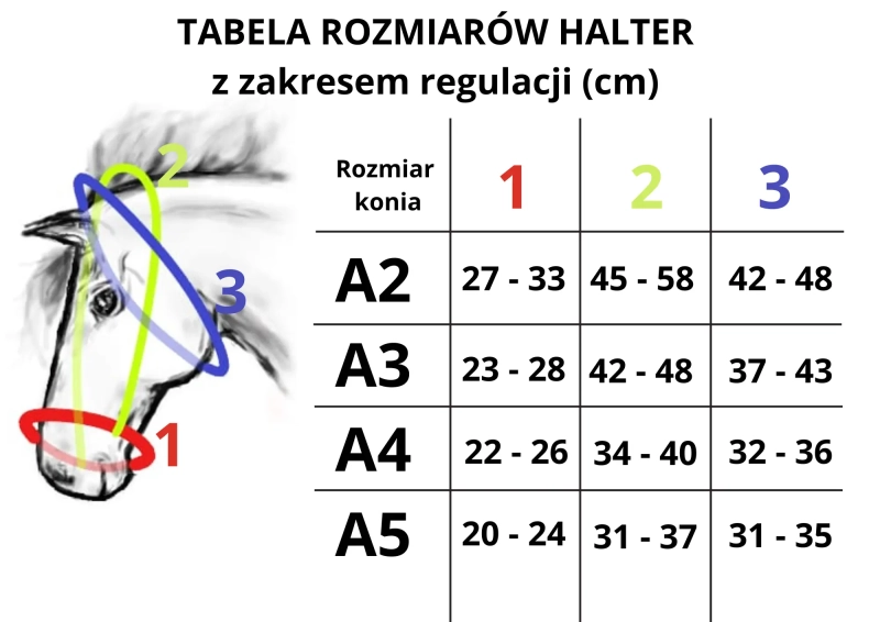 Halter (z plecionym nachrapnikiem)