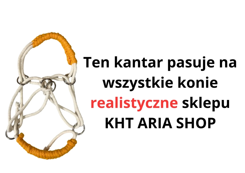 Kantar pleciony dla hobby horse realistic
