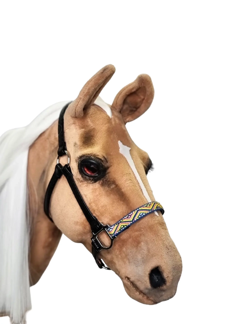 Szyty kantar dla hobby horse realistik