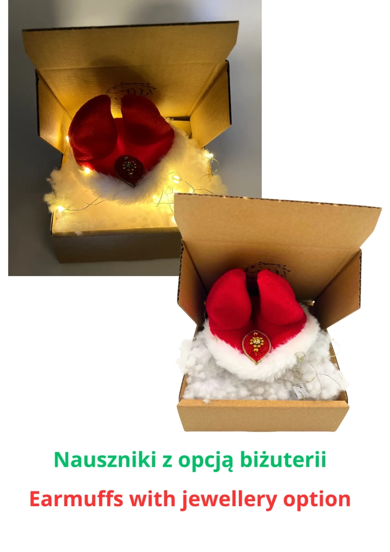 NAUSZNIKI zimowe (biżuteria opcjonalnie)