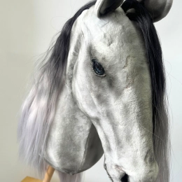 UJEŻDŻENIOWY REALISTYCZNY HOBBY HORSE A3 – SZARY - 1 SZTUKA W CENIE PROMO