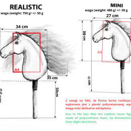 REALISTYCZNY HOBBY HORSE – RUDY/RUDA/ŁATKA