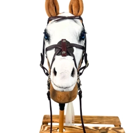 REALISTYCZNY HOBBY HORSE – PALOMINO - BIAŁY/BIAŁA