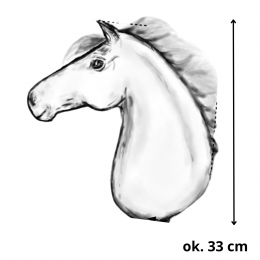Głowa dla realistycznego konia hobby horse