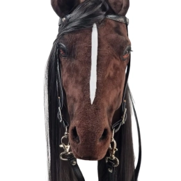 REALISTYCZNY HOBBY HORSE – CIEMNY KASZTAN/CZARNA/ŁATKA