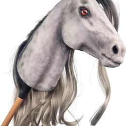 REALISTYCZNY HOBBY HORSE – SZARY/SZARA