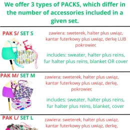 PAK AKCESORIÓW "L"-8 elementów