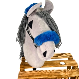 Szyty kantar z futerkiem dla hobby horse