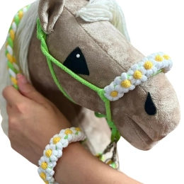 ZESTAW STOKROTKA – halter, wodze, bransoletka