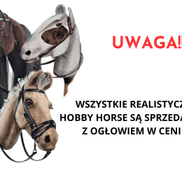 REALISTYCZNY HOBBY HORSE – GNIADOSROKATY/CZARNO-BIAŁA GRZYWA/ŁATKI