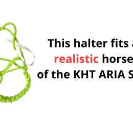 Halter z wodzami dla hobby horse realistik