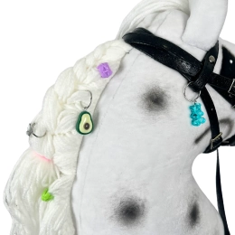Charmsy dla hobby horse - 3 wzory do wyboru: AWOKADO, SMAKOŁYKI, GLAMOUR