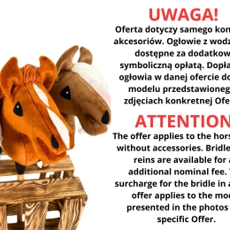 Hobby Horse VIP brązowy w łatki A2-A5