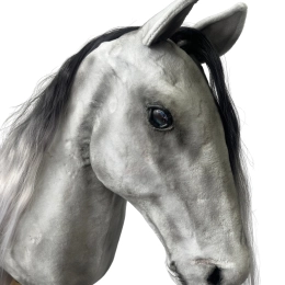 UJEŻDŻENIOWY REALISTYCZNY HOBBY HORSE A3 – SZARY - 1 SZTUKA W CENIE PROMO