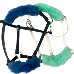 Szyty kantar z futerkiem dla hobby horse