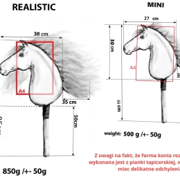 Kantar pleciony dla hobby horse realistic