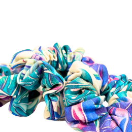 ZESTAW 3 gumki scrunchie  Mint - XXL, L, M