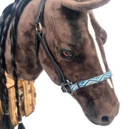 Szyty kantar dla hobby horse realistik
