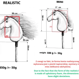KALENDARZ 12 OKIENEK dla hobby horse/ realistic horse
