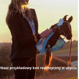 REALISTYCZNY HOBBY HORSE – CIEMNY KASZTAN/CZARNA