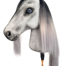 UJEŻDŻENIOWY REALISTYCZNY HOBBY HORSE A3 – SZARY