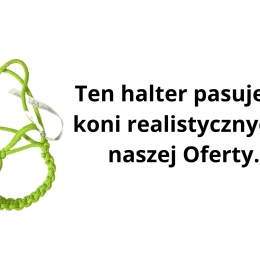 Halter z wodzami dla hobby horse realistik