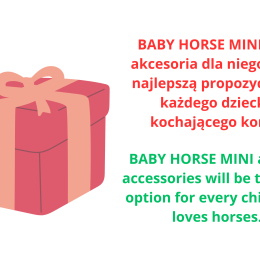 BABY HORSE MINI - Kasztanowaty z irokezem