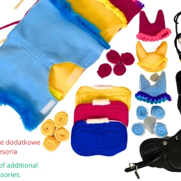 Drewniana stajnia dla BABY HORSE MINI + BABY HORSE MINI - Bay prototyp + losowe akcesoria w gratisie - LIKWIDACJA KOLEKCJI!