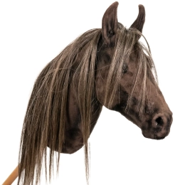 REALISTYCZNY HOBBY HORSE – CIEMNY KASZTAN/BALEJAŻ