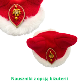 NAUSZNIKI świąteczne (biżuteria opcjonalnie)