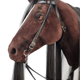 REALISTYCZNY HOBBY HORSE – CIEMNY KASZTAN/CZARNA/ŁATKA