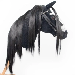 REALISTYCZNY HOBBY HORSE – KARY/CZARNA GRZYWA/ŁATKA NAD OKIEM