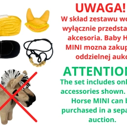 AKCESORIA - ZESTAW 1 - DLA BABY HORSE MINI