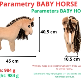AKCESORIA - REALISTYCZNE SIODŁO ZE SKÓRY  I CZAPRAK DLA BABY  HORSE STANDARD