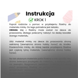 PRODUKT CYFROWY - Kompleksowa instrukcja jak wykonać konia hobby horse metodą szycia ręcznego