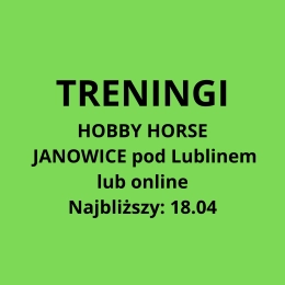 TRENING HOBBY HORSE - Janowice/lub online. Najbliższy trening: 28.04 - START LIGI - szczegóły i zapisy wkrótce