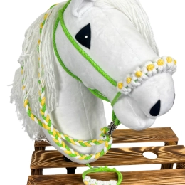 ZESTAW STOKROTKA – halter, wodze, bransoletka
