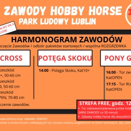 Pakiet startowy: Zawody LUBLIN/PIKNIK RODZINNY - Park Ludowy 30.05 - ZAPISY ONLINE DO CZWARTKU 28.05 WŁĄCZNIE