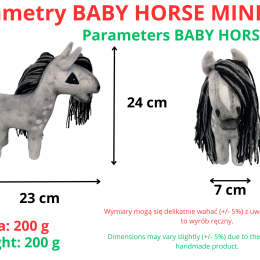 BABY HORSE MINI - Jabłkowity