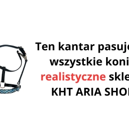 Szyty kantar dla hobby horse realistik