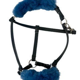 Szyty kantar z futerkiem dla hobby horse