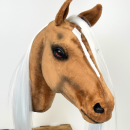 REALISTYCZNY HOBBY HORSE - PALOMINO/ŁATKA