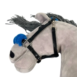 Szyty kantar z futerkiem dla hobby horse