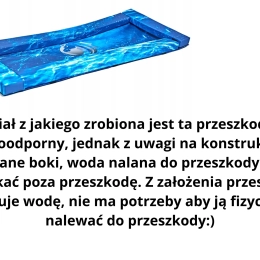 RÓW pod przeszkodę – wzór wody (przeszkoda piankowa)