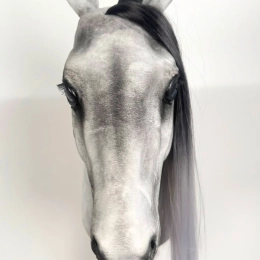 UJEŻDŻENIOWY REALISTYCZNY HOBBY HORSE A3 – SZARY