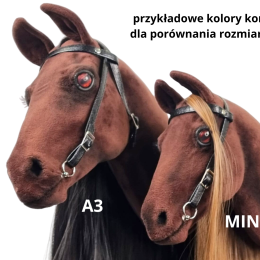 REALISTYCZNY HOBBY HORSE – BIAŁY/BIAŁA