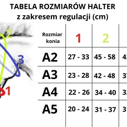 Halter (z plecionym nachrapnikiem)