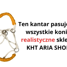 Kantar pleciony dla hobby horse realistic